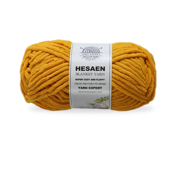 HESAEN THIN BLANKET YARN CHENNILE YARN-(100G/3.5OZ)-A VARIETY OF COLORS AVAILABLE