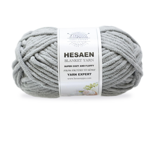 HESAEN THIN BLANKET YARN CHENNILE YARN-(100G/3.5OZ)-A VARIETY OF COLORS AVAILABLE