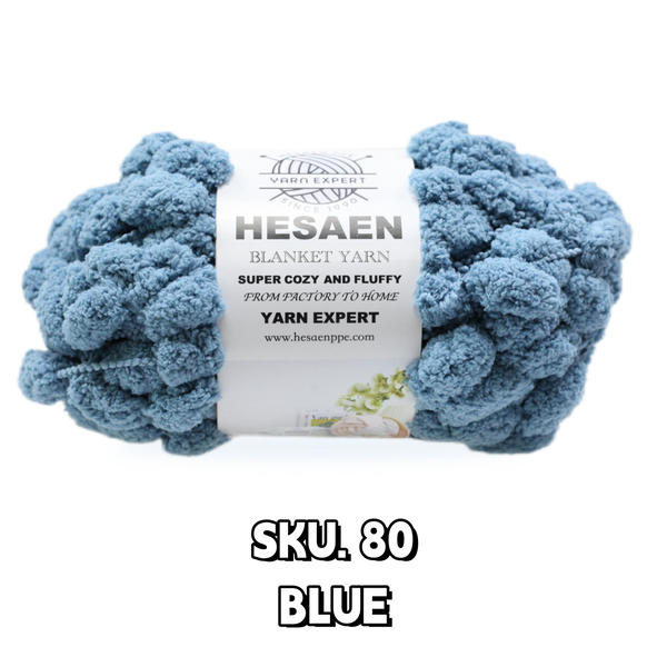 SUPER COZY HESAEN CHUNKY BLANKET YARN BALL YARN-(150G/28M)-A VARIETY OF COLORS AVAILABLE