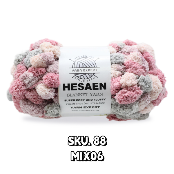 SUPER COZY HESAEN CHUNKY BLANKET YARN BALL YARN-(150G/28M)-A VARIETY OF COLORS AVAILABLE