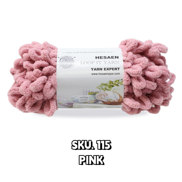 SUPER COZY HESAEN CHUNKY BLANKET YARN LOOP-IT YARN-(100G/3.5OZ)-A VARIETY OF COLORS AVAILABLE