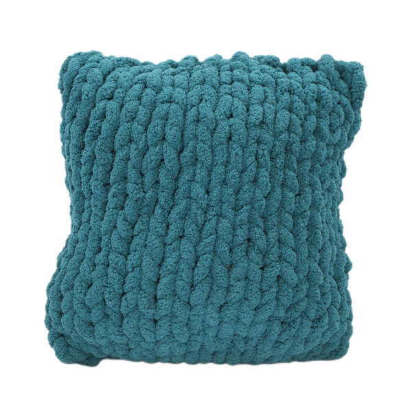 SUPER COZY HESAEN CHUNKY YARN PILLOW (SQUARE PATTERN 1)