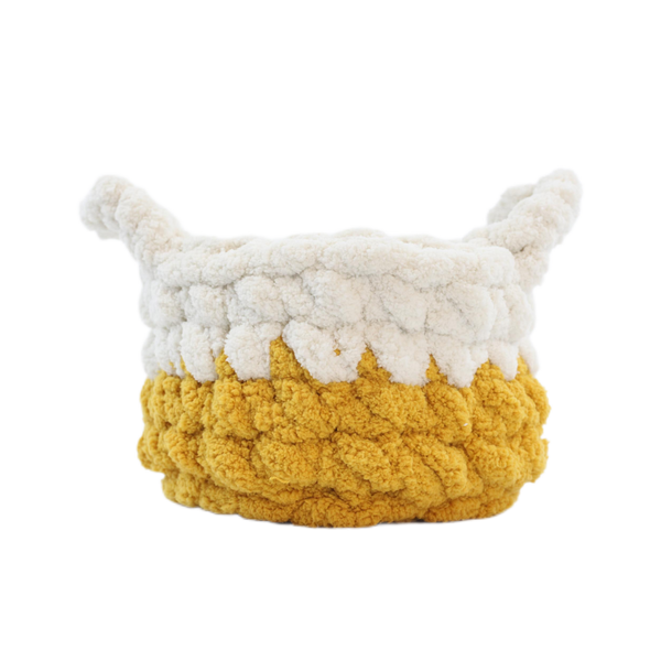 SUPER COZY HESAEN CHUNKY YARN HOME DECOR (LITTLE BASKET)